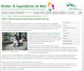 Website Kinder-und Jugendärzte im Netz, ADHS